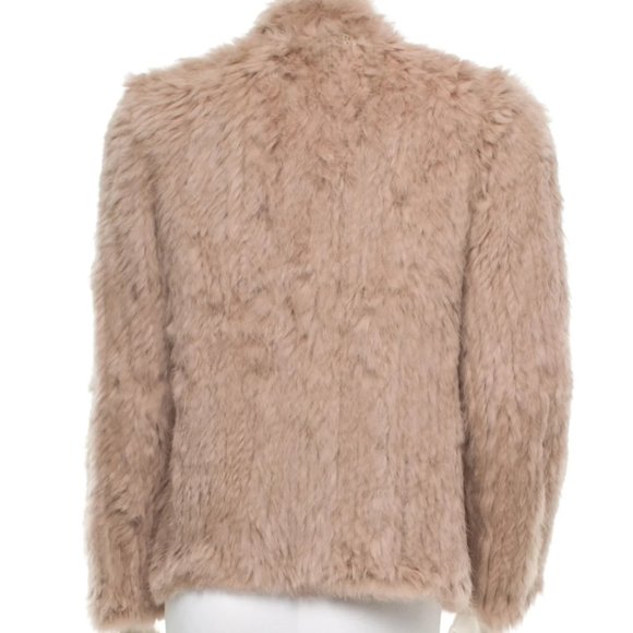 NICHOLAS Fawn Knitted Rabbit Coat 💯 Authentic - Picture 5 of 10